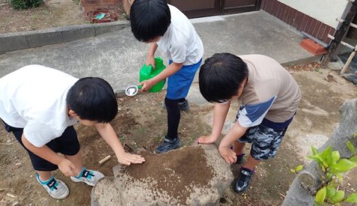 お外では・・・